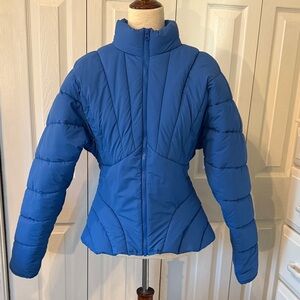 Khy Sculpted Puffer Blue Jacket Sz L